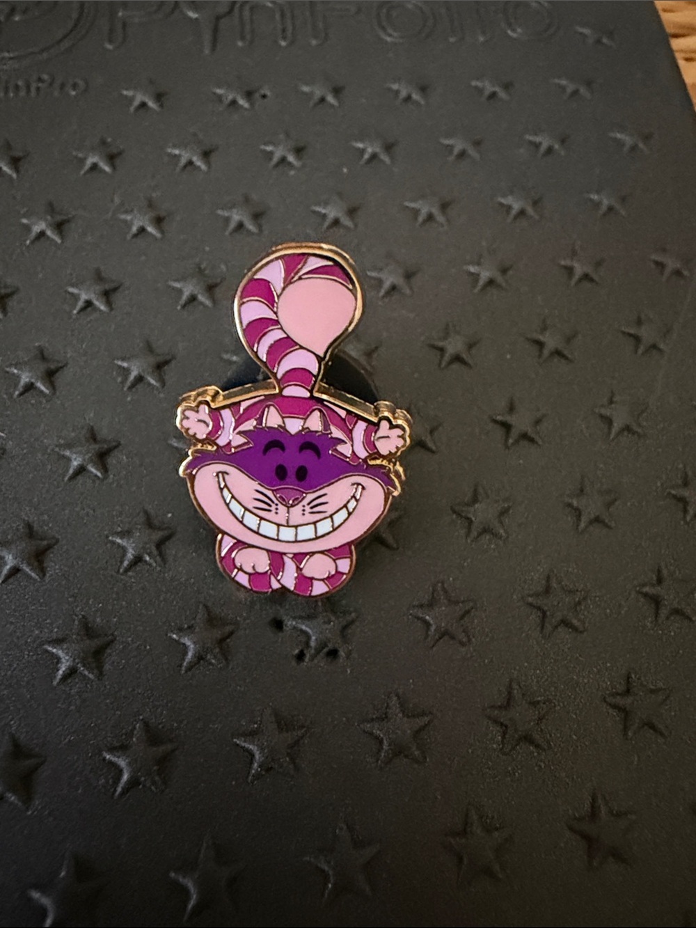 Cheshire Cat Enamel Pin from PALM Disney Cats and Dogs Mini Micro Mystery